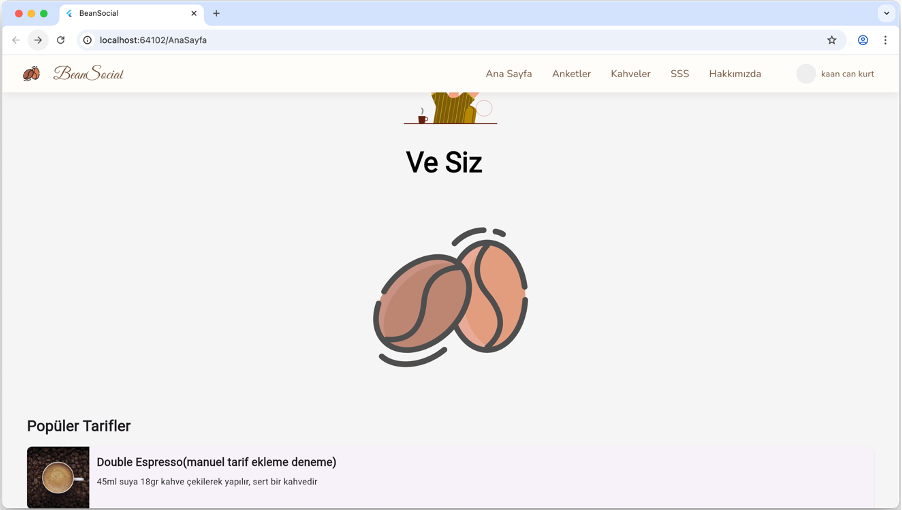 BeanSocial screenshot 1