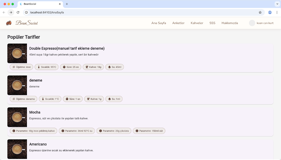 BeanSocial screenshot 2