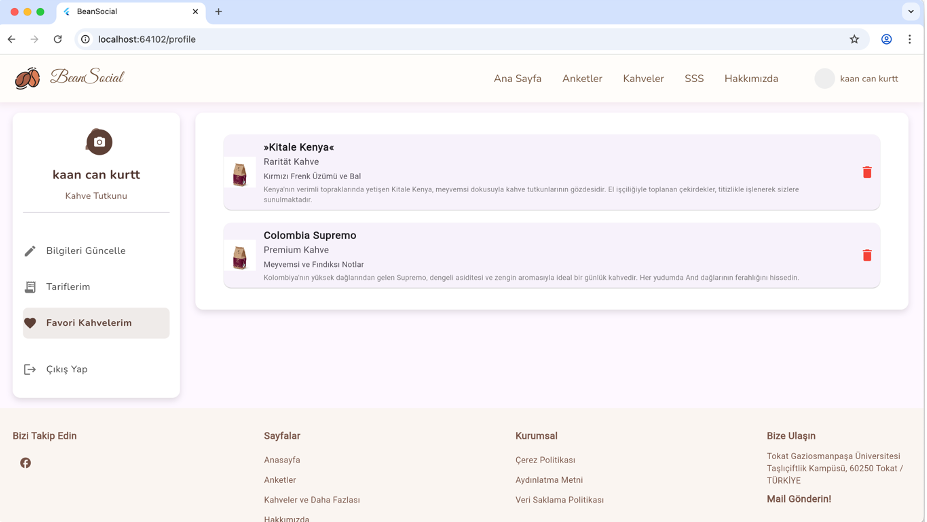 BeanSocial screenshot 5